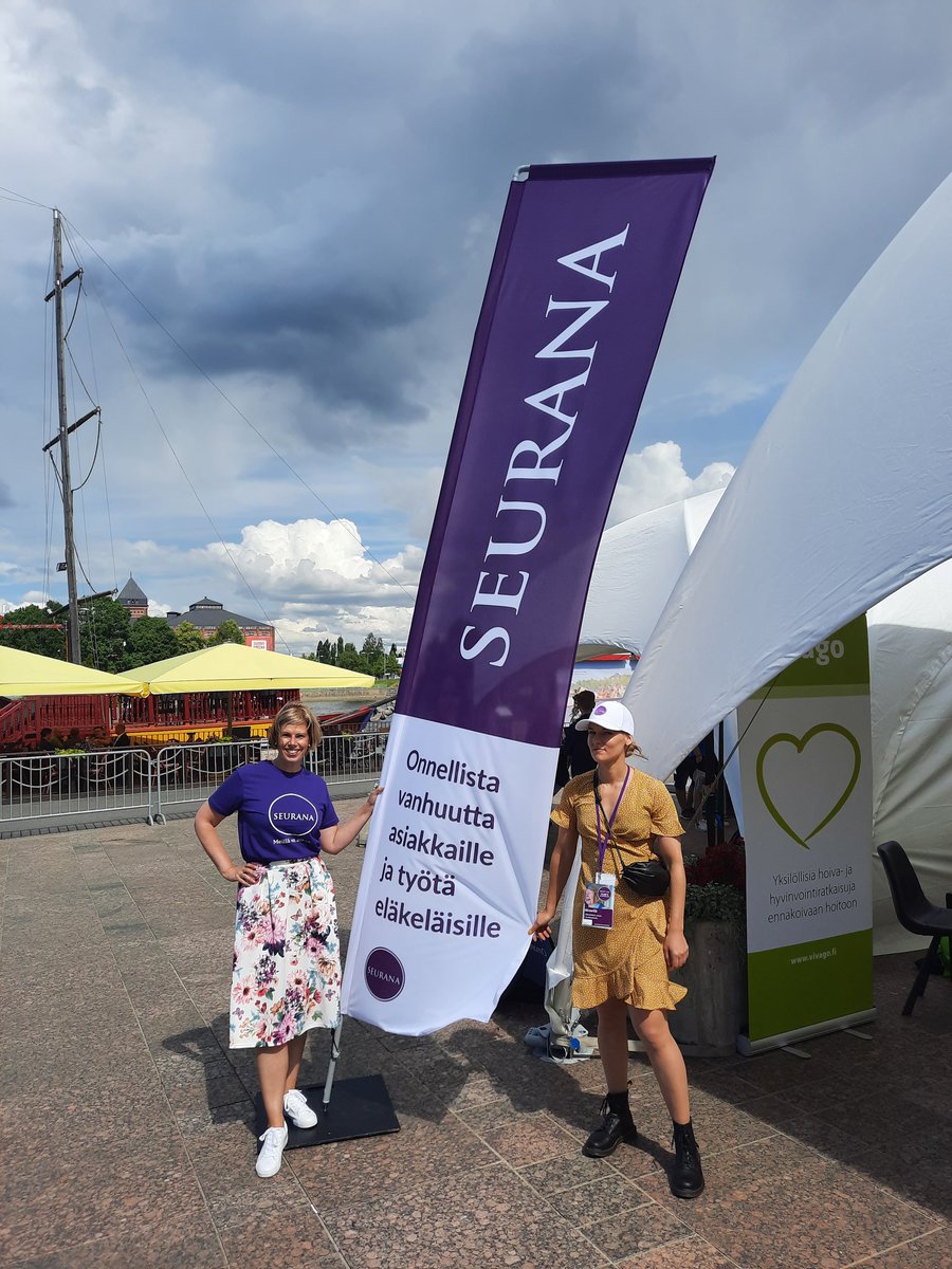 Seurana Oy (@seuranaoy) on Twitter photo <a href="/SeuranaOy/">Seurana Oy</a> jatkaa onnellisen vanhuuden edistämistä <a href="/SuomiAreena/">SuomiAreena</a> ssa.
Jatkamme sadan satakuntalaisen eläkeläisen rekrytempausta ja olemme hyvässä vauhdissa! Kerromme myös kummivanhustoiminnastamme ja osastollamme vierailee Porin <a href="/Gigantti/">Gigantti</a> asiantuntijatiimi.
#Seurana #SuomiAreena <a href="/SeuranaOy/">Seurana Oy</a> jatkaa onnellisen vanhuuden edistämistä <a href="/SuomiAreena/">SuomiAreena</a> ssa.
Jatkamme sadan satakuntalaisen eläkeläisen rekrytempausta ja olemme hyvässä vauhdissa! Kerromme myös kummivanhustoiminnastamme ja osastollamme vierailee Porin <a href="/Gigantti/">Gigantti</a> asiantuntijatiimi.
#Seurana #SuomiAreena