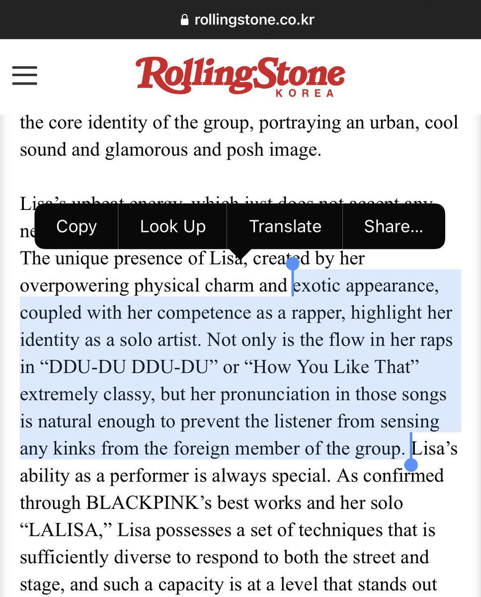 SoldierBlinkkk's tweet photo. Lisa because she's not Korean..
rose because she has golden voice
jisoo:because she's successful rookie actress and she has magical deep voice!
blackpink members is perfect in their own way.. Only k media lost their mind cuz of jealousy
#respectlisa #respectrose
#RESPECTJISOO https://t.co/kzMJURinuF