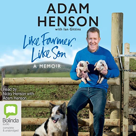 I’m listening to Like Farmer, Like Son on my Audible app. Try Audible and get it here: audible.com.au/pd?asin=B01LXK… ⁦@AdamHenson⁩ great book. Loved it