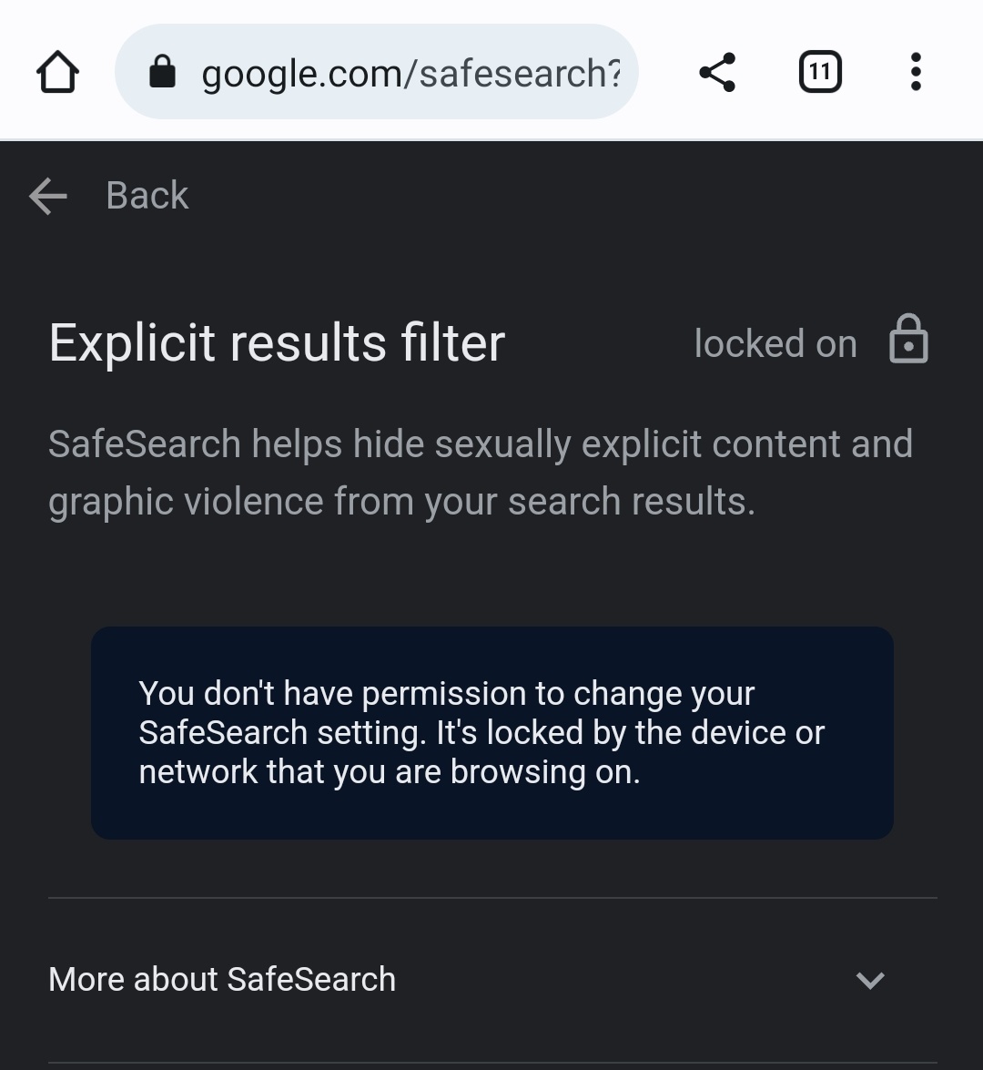 If you're a network manager, #Google #SafeSearch can filter