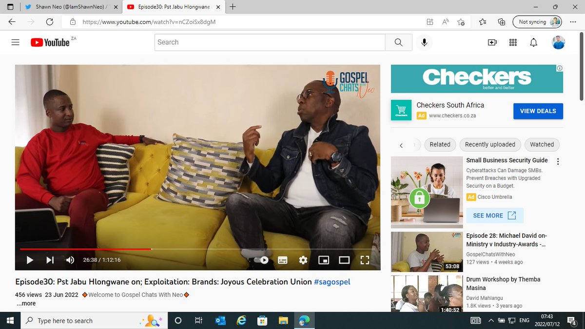 IamShawnNeo's tweet photo. I actually love the way Pastor Jabu Hlongwane answered: "Are you still with Joyous Celebration?" question asked by
@NeoModihapula
🔥💯
Absolutely Love it! #GCWN https://t.co/dp6hhFv4E3