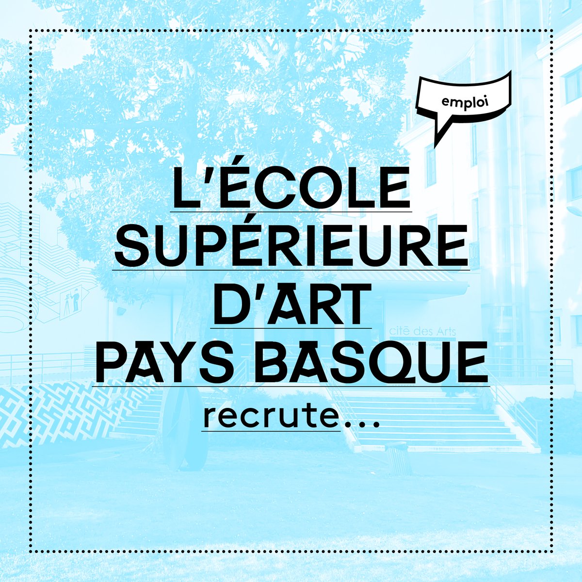 ESAPB - École supérieure d'art Pays Basque tweet media