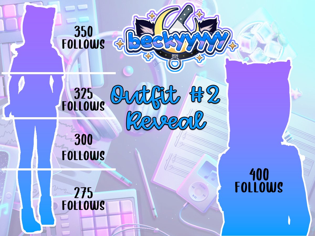 💫 it's me, your neighborhood cyberneko!💫

Let's see if we can reveal my second outfit! 👉🏻👈🏻 This one has something special about it!🖤

#Vtuber #ENVtuber #VTuberUprising #ModelReveal #VtuberDebut #Beckyillust #twitchaffiliate #twitch #egirl #pansexual #VtubersEN 
⭐️⭐️⭐️⭐️⭐️⭐️⭐️