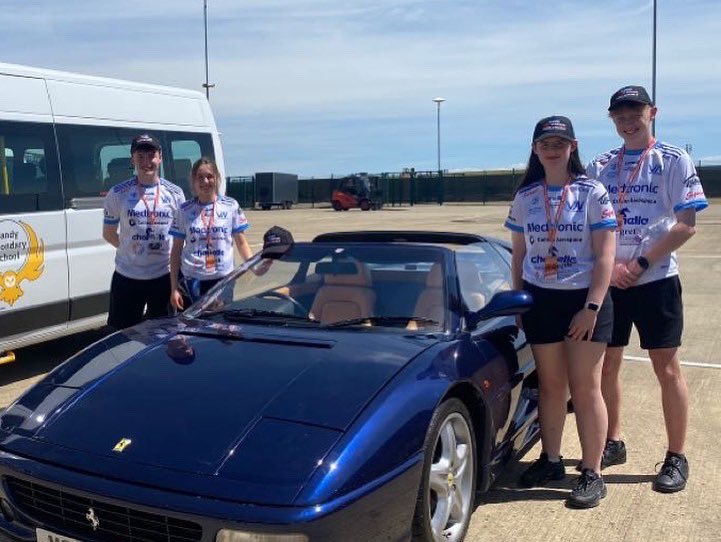 We’ve had a very exciting first few days here at Silverstone competing at the @f1inschoolshq World Finals!! On Sunday we enjoyed a tour of the circuit and visited the Silverstone Interactive Museum 🏁We can’t wait to see what’s around the corner! 💙 #F1SWF22 #F1inSchools #STEM