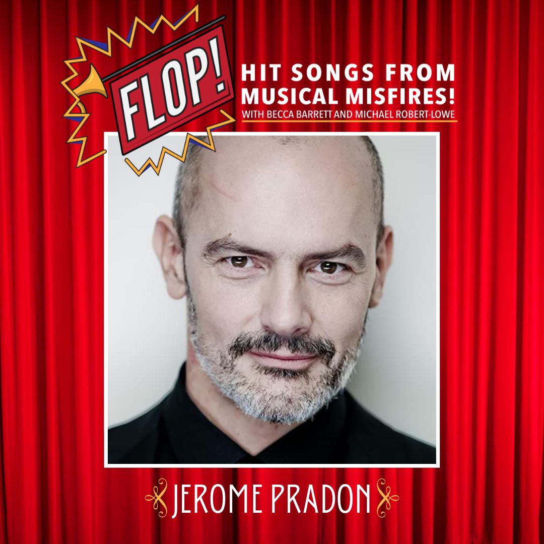 FlopTheShow's tweet photo. We are honored to be joined by West End Legend @JeromePradon (Les Miserables, Jesus Christ Superstar, Martin Guerre). Jerome will be reflecting on his career &amp; his time in the musical Women On The Verge of a Nervous Breakdown. 

Get your tickets here: https://t.co/9LYzJENIFt https://t.co/oXUNUM5HVz