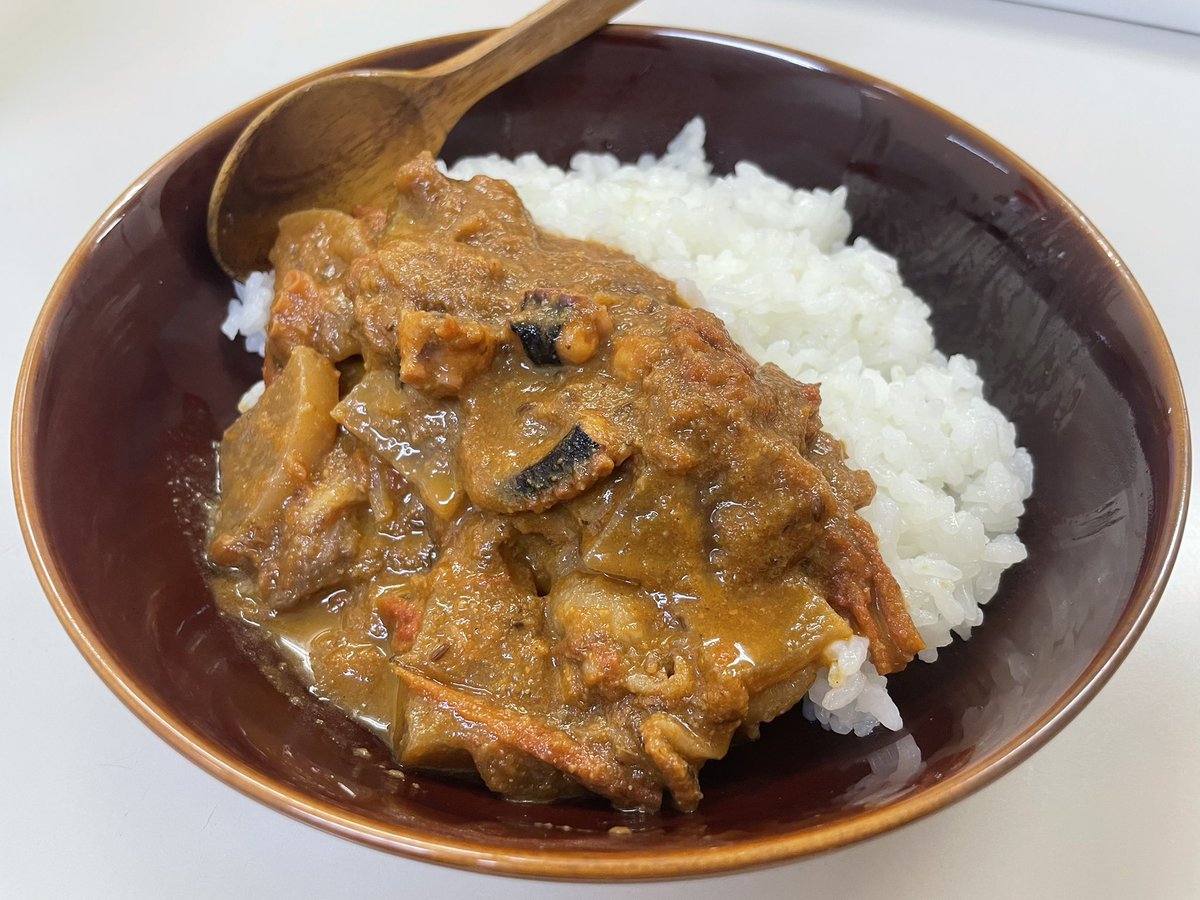 タコと大根のカレー🐙