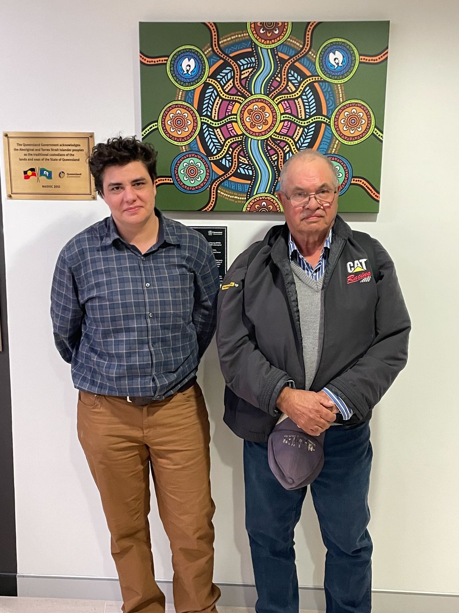 WestQldRivers's tweet photo. Western Rivers Warriors- Riley Rocco and Uncle George Gorringe- standing up for Channel Country rivers & floodplains at the last LEB Stakeholder Advisory Group meeting ✊✊
The QLD Gov must protect the Channel Country rivers & floodplains once and for all.
#tooprecioustofrack https://t.co/tegBlFDsFa