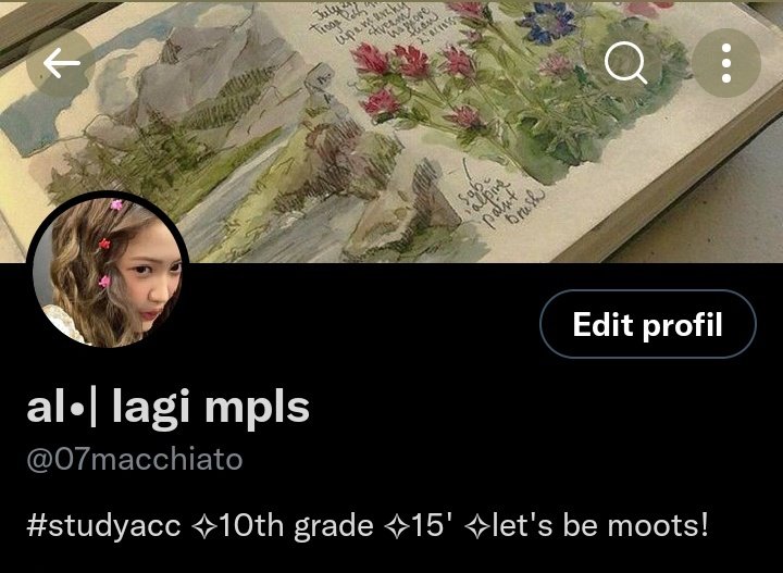 07macchiato's tweet image. Hallo aku ga baru di #studytwt tpii mauu cari temen buat belajar di semester baru ini ෆ╹ .̮ ╹ෆ

Sedikit tentang aku :
๑ call me al 
๑ 07L
๑ 10th grade
๑ saintek²⁵
๑ i'm army :D
 Let's be moots yaaa!!! Help rt&amp;amp;like thank u!ෆ 
[ #AMBISVERSE #studyacc ]