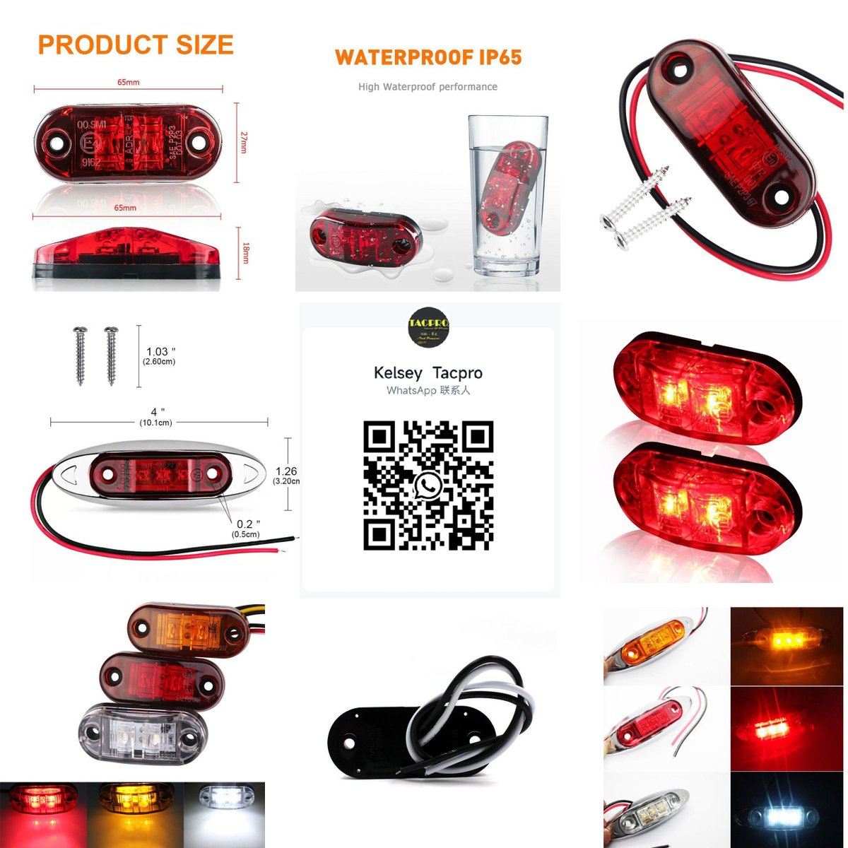 Truck side lights signal lights for sale wholesale😊  can provide customized mold opening and packaging design services
