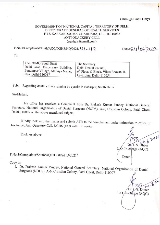 NODS2019's tweet photo. After tiredless efforts of Team NODS, Delhi Govts ordered for action. We are waiting for final action taken report, we hope soon concerned officers act as per law. https://t.co/L8ll1J9RwS