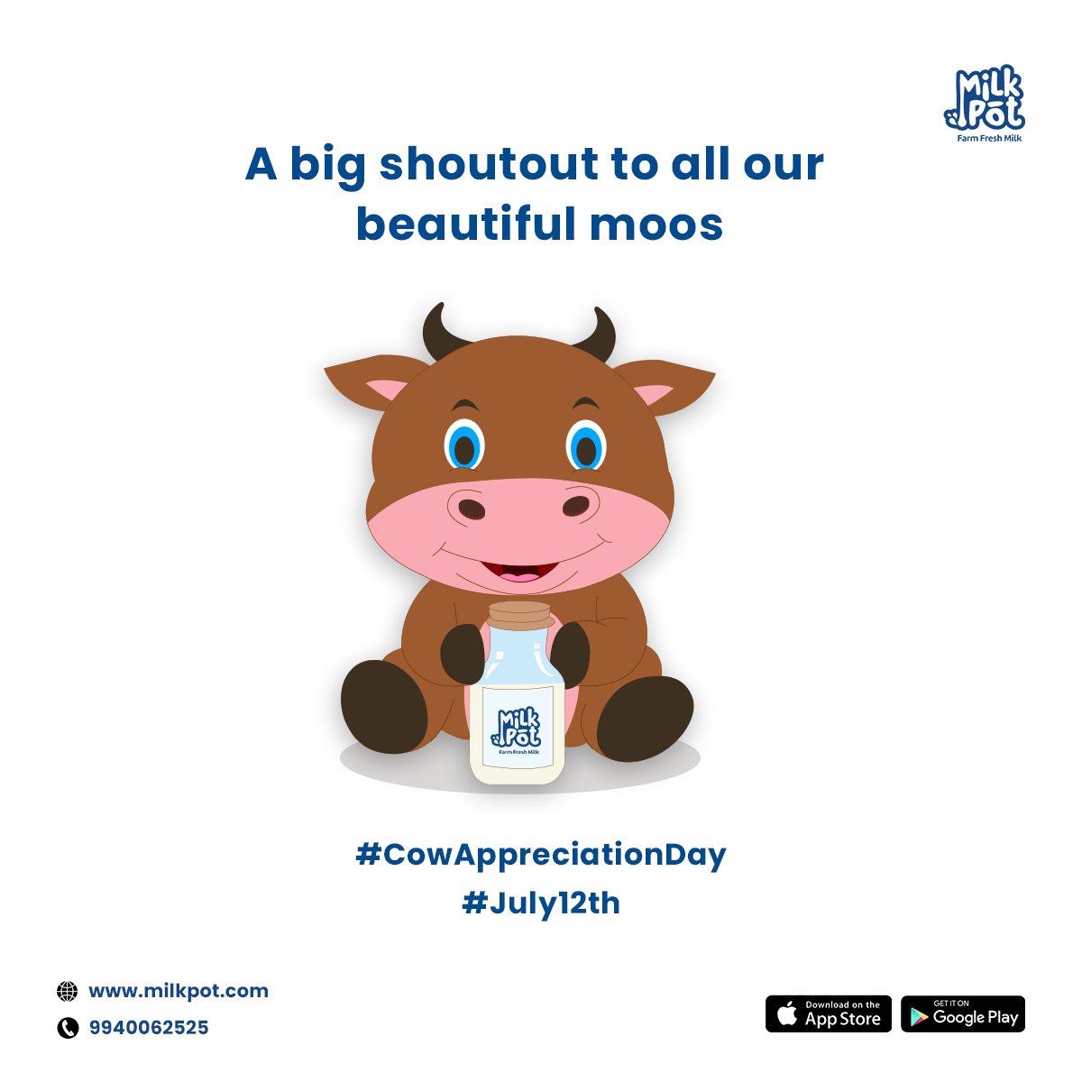 TheMilkPot's tweet photo. #CowAppreciationDay #milkpot #a2milk #chennai #bengaluru https://t.co/0WO0AyPLds