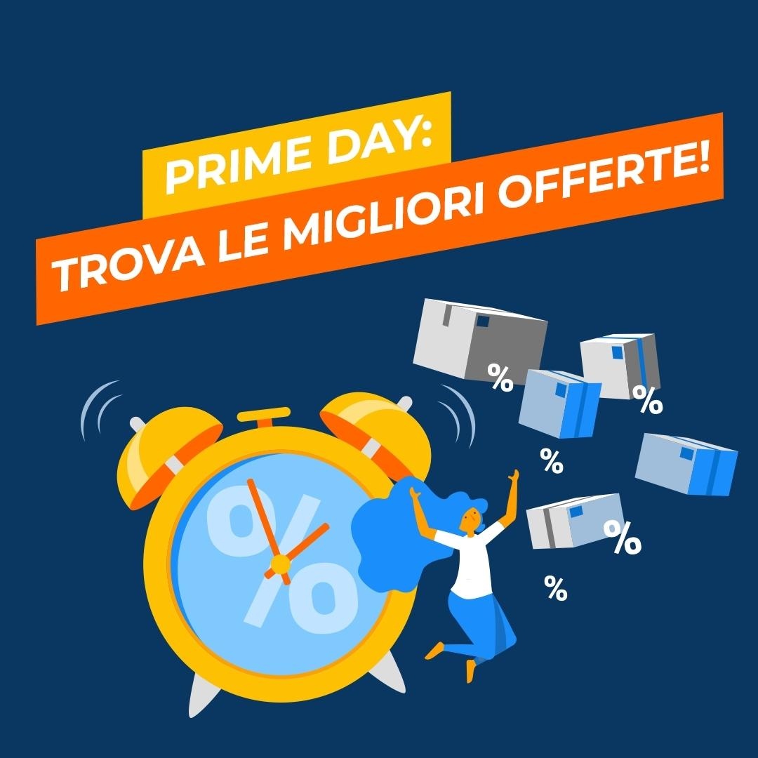 📢IL PRIME DAY È ARRIVATO!📢

Un mare di offerte ti aspettano con il Prime Day! 

Segui i nostri consigli per trovare le migliori occasioni✅ e inizia a risparmiare!💸

Per scoprire tutte le offerte vai al link👉️bit.ly/3c52Qm9

#primeday #amazon #offerte #idealo