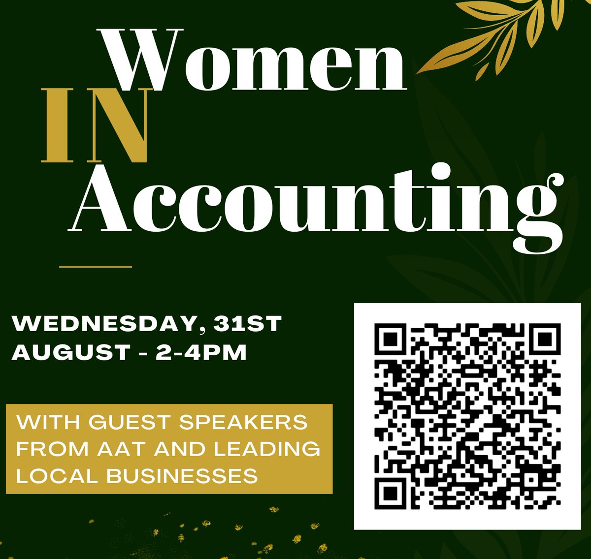 ExeApprentices's tweet photo. Join us to celebrate over 100 years of #WomenInAccountancy! With guests speakers from @YourAAT @SimpkinsEdwards & @peplows_uk ๐
๐
Wed 31st Aug
๐2-4pm
๐@FSCExeter
โญAll are welcome
Click here to get a FREE ticket > https://t.co/cJAEdtiAAN
#WomenInAccountancy https://t.co/1o6gWf3Liv