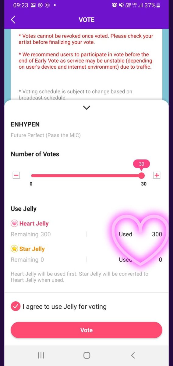 nnishichi's tweet photo. #VATCHvotingproofs @VATCHJellyheart 

additional proofs ^^^ our host added 30 jellies because the deal was completed fast❤️ https://t.co/y2bw9mslvd