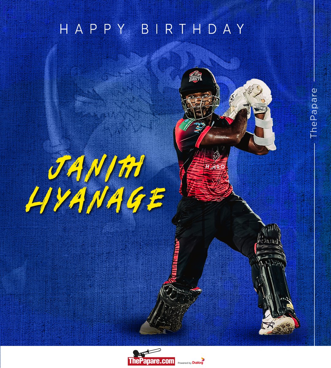 ThePapareSports's tweet photo. One of Sri Lanka's promising upcoming talents turns 27 today 🎂

Happy Birthday Janith Liyanage!

More 👉 https://t.co/ZG1U0JUpG6 https://t.co/pigBN0IEr6