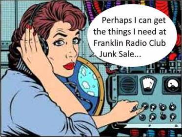 Franklin Amateur Radio Club Junk Sale, Tuesday 19 July, 7.30 PM at the Clubrooms, 19 Stadium Drive, Pukekohe