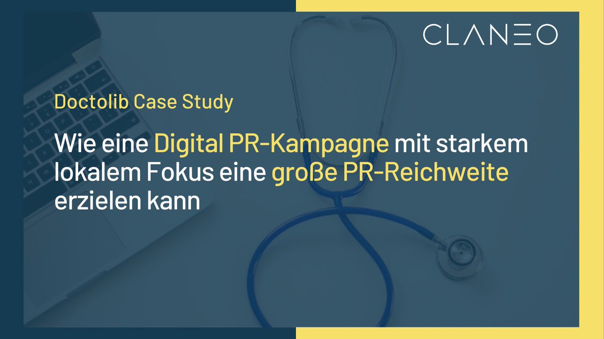 ClaneoDE's tweet photo. Um die #BrandAwareness zu steigern und gleichzeitig den Status als Experte des Gesundheitswesens zu unterstreichen, haben wir in Zusammenarbeit mit @Doctolib_DE eine #DigitalPR Kampagne mit starkem lokalem Fokus umgesetzt: https://t.co/XsJohHaTVD

#CaseStudy #ContentMarketing https://t.co/XvOD3uur3z