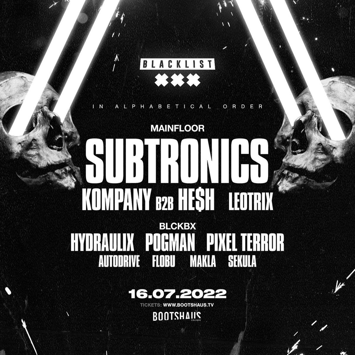 bootshaus_club's tweet photo. This Saturday! ❤️‍🔥 @Subtronics @Kompanymusic @heshmane @leotrixofficial @itshydraulix @PixelTerrorBass 

Tickets: https://t.co/o7vvsd2zsu https://t.co/M7KIo7AezC