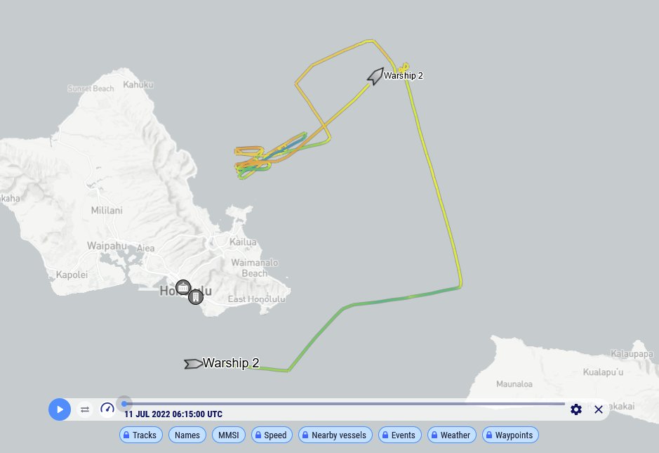 ameliairheart's tweet photo. While @GenAtomics_ASI MQ-9B N390MC was flying to the northwest of Oahu, USN LHD-2 USS Essex sailed back and forth off the coast of MCB Hawaii. #A483DF https://t.co/cupiRfB5yw