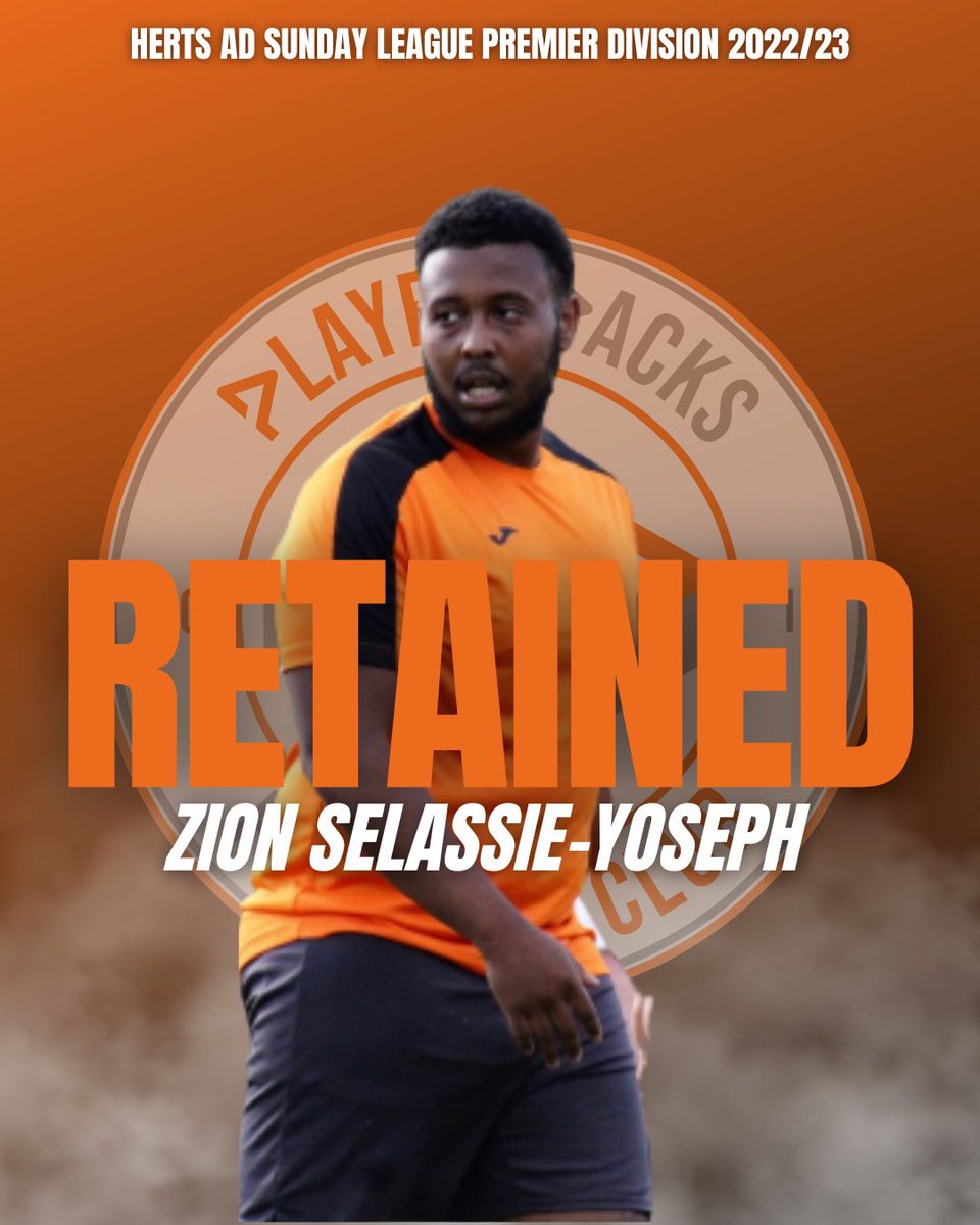 PlayerPacksFC's tweet photo. π RETAINED
πΊ ZION SELASSIE-YOSEPH
Big βZβ our strong goal machine goes #backtopack for our 2022/23 season in the @HertsADSL premier division. Welcome back, Z! https://t.co/4X913QCmS2