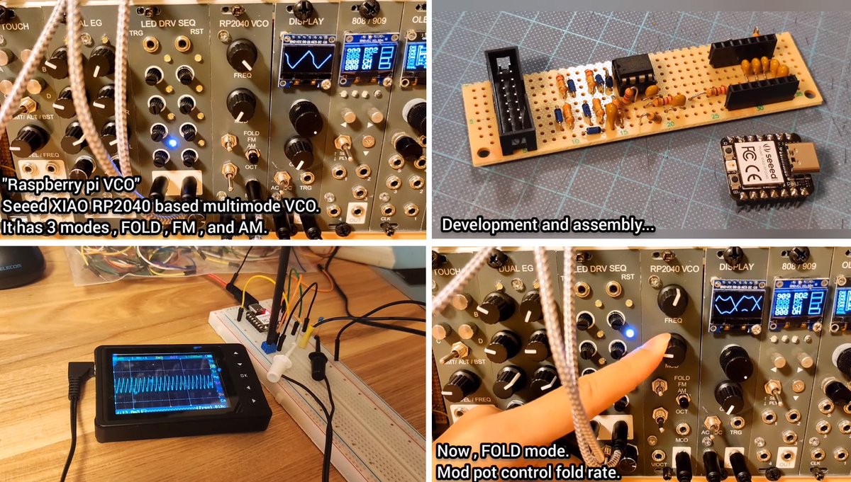 Seeed Studio on Twitter "DIY eurorack modular synth Raspberry_Pi VCO