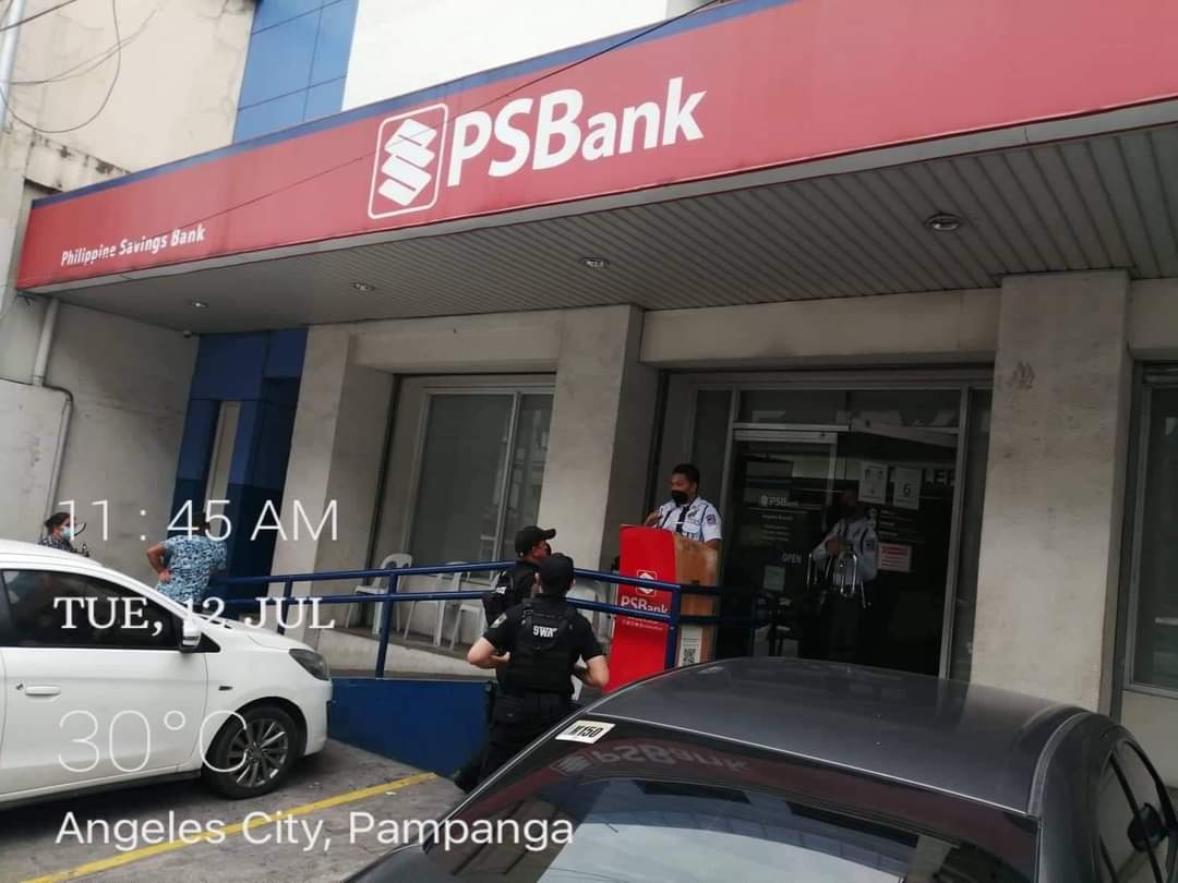 PioAcpo's tweet photo. VITAL INSTALLATION VISITATION

On July 12, 2022 at around 11:45 AM, member of RCSP-CWAO Team 7 under the supervision of  PLTCOL JOHN L CLARK, Force Commander, conducted vital installation visitation and dialogue at PS Bank, Brgy San Nicolas, Angeles City. https://t.co/EaMyatLXrk