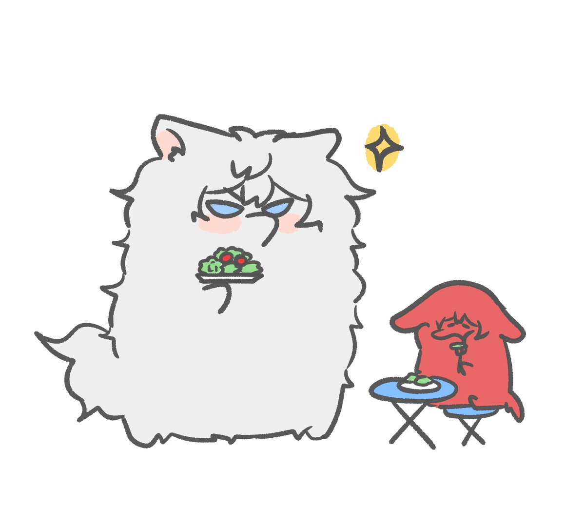ens_yaji_'s tweet photo. 아기방토의 하루 https://t.co/5UrFT61Hcz