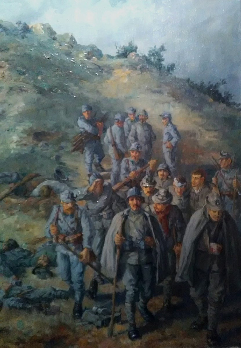 andyblanck1's tweet photo. #OTD, 1916: Trentino deputy #CesareBattisti and the deserter #FabioFilzi are hanged in Trento by Austrians as offenders of high treason. The spectacularization of the execution, showed the whole world the falsehood "of the Austria of the Peoples" and marked the "finis Austriae" https://t.co/QcmDlXYKHI