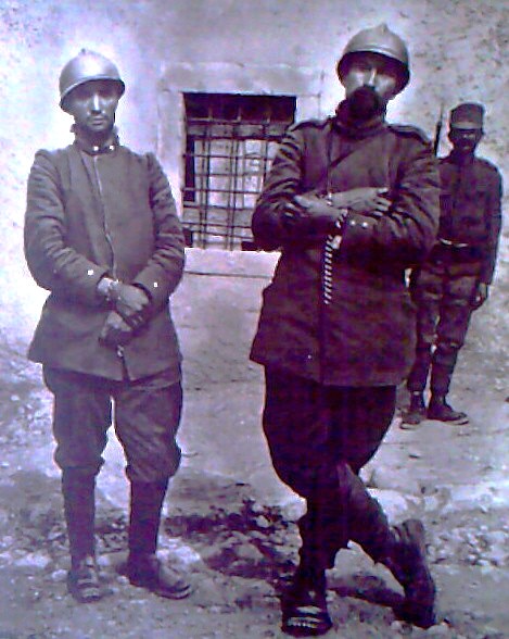 andyblanck1's tweet photo. #OTD, 1916: Trentino deputy #CesareBattisti and the deserter #FabioFilzi are hanged in Trento by Austrians as offenders of high treason. The spectacularization of the execution, showed the whole world the falsehood "of the Austria of the Peoples" and marked the "finis Austriae" https://t.co/QcmDlXYKHI