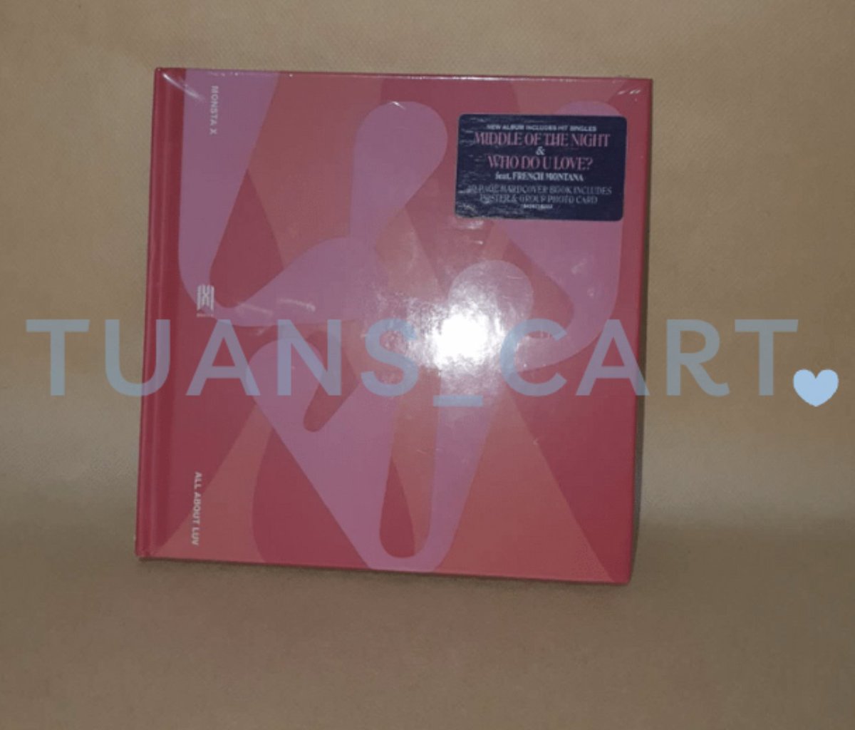 tuans_cart's tweet photo. WTS | LFB | IC 

Monsta X 

Sealed - All about luv stnd ver 
🏷800 php + lsf

Unsealed - All about luv deluxe ver 
🏷1000 php + lsf 

~reply/dm to claim 

📍bicol 
mop: gcash / bpi
mod: ggx / flash / jnt

# shownu minhyuk kihyun hyungwon jooheon changkyun aal all about luv https://t.co/1AUMxQya1W