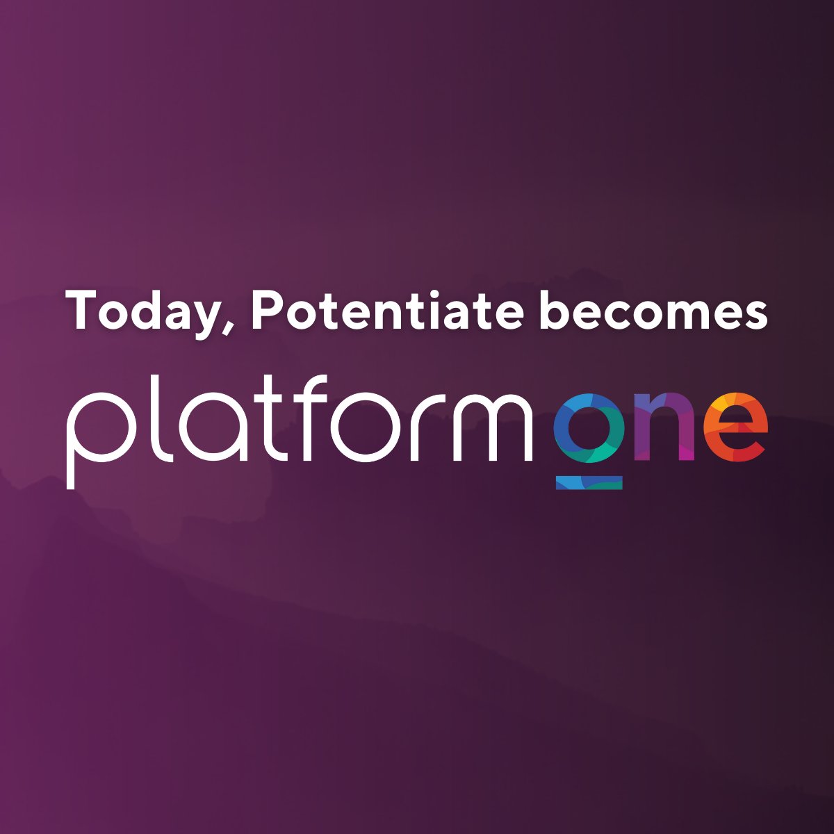 We're excited to share that we have rebranded our company. From today, Potentiate will be known as Platform One.

While our name has changed, our commitment has remained the same. We will continue to provide industry-leading software and research and consulting services.