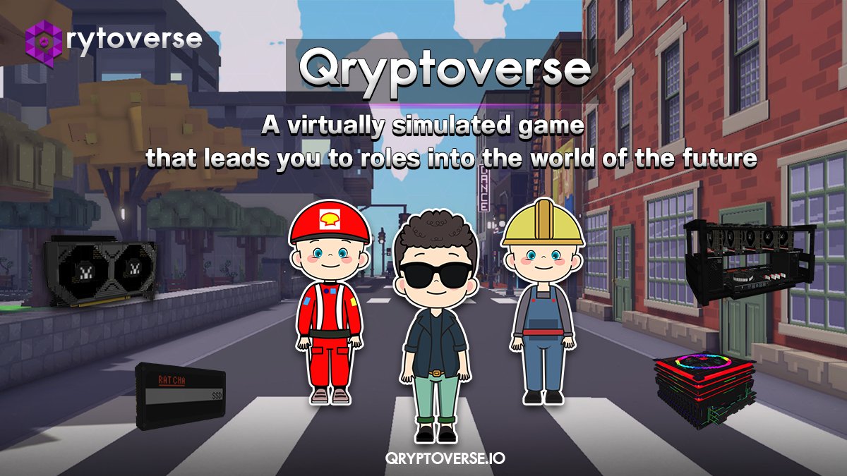 Qryptoverse's tweet photo. Qryptoverse game is wonderfully considered as a new simulated game that will bring you to the roles into the world of future and mesmerize you with non-boundary imagination in this world of Qryptoverse.
NFTCollection #NFTgame #Play2Earn #Qryptoverse #POE https://t.co/JhjKudQDyK