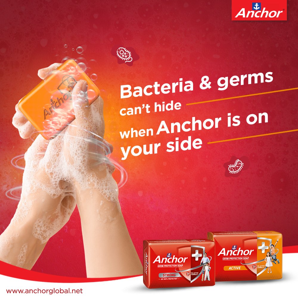 AnchorConsumer's tweet image. Drive away the scare of viruses with the care of Anchor Germ Protection soaps!

#AnchorGlobal #AnchorConsumerProduct #AnchorProtection