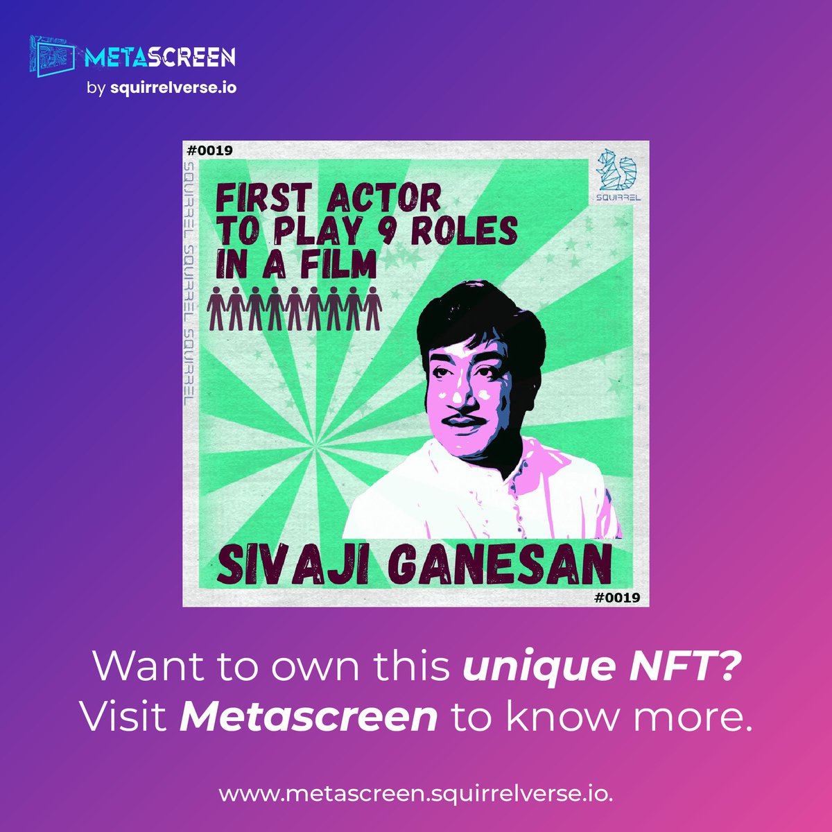 Squirrel_web3's tweet photo. NOTHING IS IMPOSSIBLE IN LOVE & CINEMA
In the 1960s when the information and accessibility were not easy as today
Someone took the challenge to do an unreal thing
and Played 9 roles in a film post-promotion.
Want to know more about it?
Visit our platform #Metascreen https://t.co/33Ywp89JSL