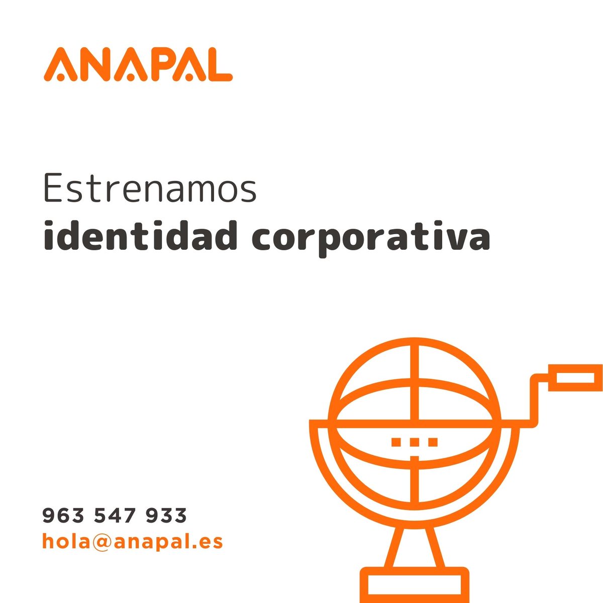 loterias_anapal's tweet photo. Anapal se renueva con la misma filosofía pero un enfoque más moderno y acorde a los nuevos tiempos ✨ ¿Te gusta nuestra nueva identidad corporativa? 🧡 https://t.co/0sV9BmRq5V

#anapal #anapal_loterias #convencionloteros #loterosyloteras #SELAE #administracionesdeloteria https://t.co/t5XSHkZtEM