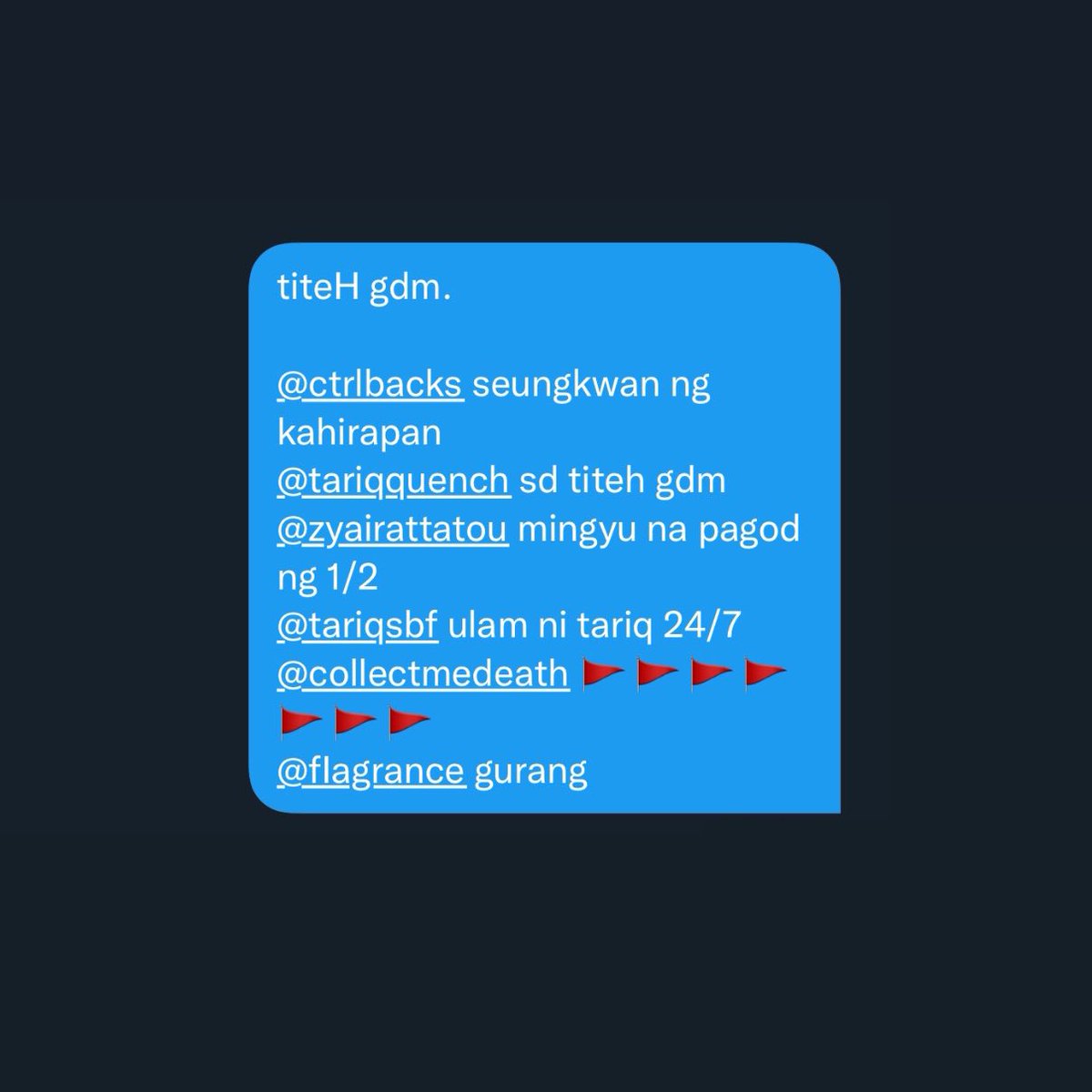 ctrlbacks's tweet photo. ㅤㅤㅤ
ㅤㅤdrop @ for a bet or pass
ㅤㅤwith titeH gdm. 
ㅤㅤㅤ https://t.co/joWjptO1Aj