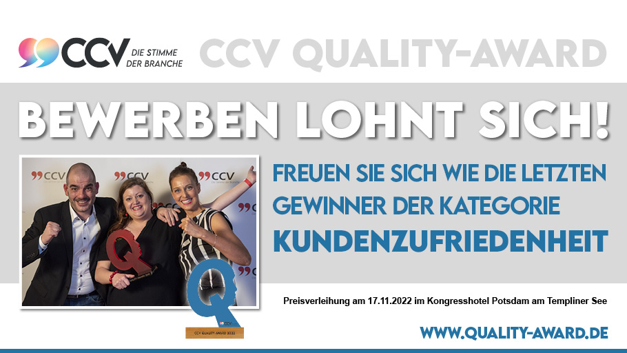 ccvev's tweet photo. Ihre Kunden - B2C oder B2B - sind die zufriedensten der Branche? Dann her mit den Beweisen!
https://t.co/v3DnOiPcvU
Bewerben lohnt sich! 
Award-Patenschaft @NuanceInc 
@DirkEgelseer @derstockmann @UlfGimm1 @siggsetAG 
#ccvev #ccvevQA22 #CustomerService #callcenter #contactcenter https://t.co/AXxrhbbmzB