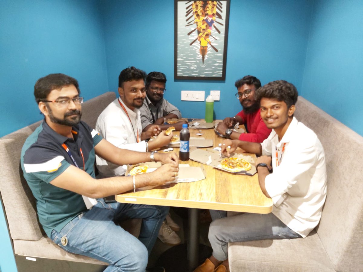D4Insight's tweet photo. Pizzas and games marked a successful first week of #hybridwork on #funfriday.

#digitaltogether https://t.co/UsmEXdqXtj