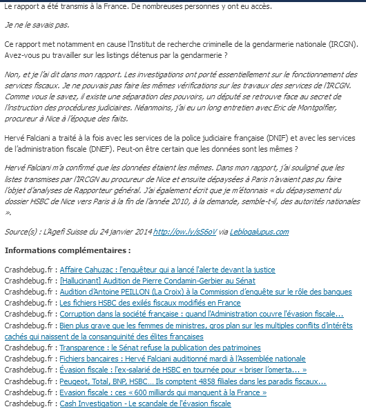 pauvreencolere's tweet photo. #Affaire #HSBC 25 01 2014
Liste #Falciani #Cazeneuve(du #UBER?)
PIRE
:(
#RT/RT
France a effectivement falsifié les listes de Falciani
rapport Office fédéral de #police suisse démontre clairement
3300noms éliminés,personnalités>#politiques+autres
#Agefi
cc @lemondefr #enquête(re)? https://t.co/xoCsp1xbG3