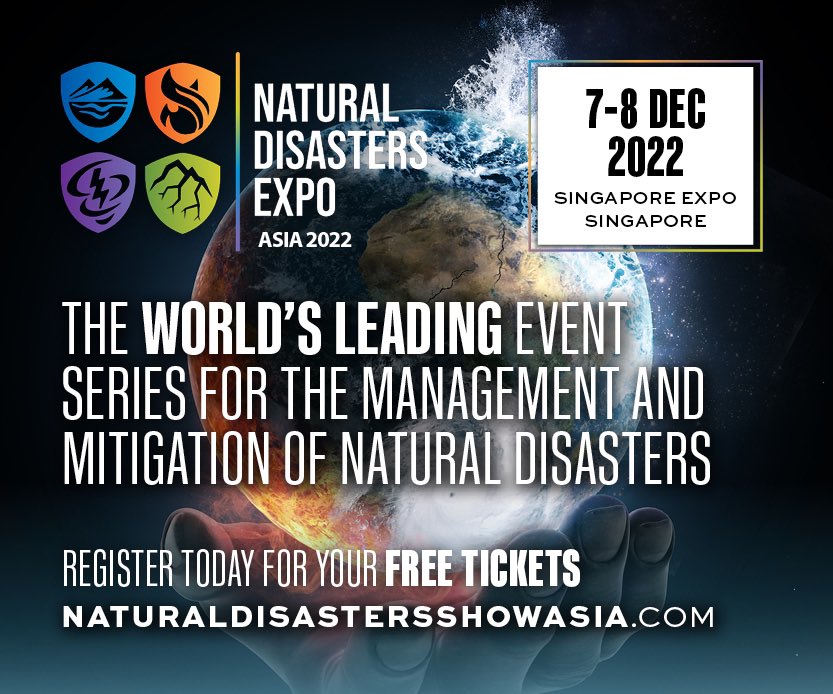 KeepitalB2B's tweet photo. Natural Disasters Expo Asia (@NDExpoAsia) is the ultimate event for the management and mitigation of natural disasters.

Date: 7th &amp; 8th of December 2022
Location: Singapore Expo

Join us today! Get your free ticket here >> https://t.co/cyKTYUOWzm https://t.co/QC9oVNfH9E