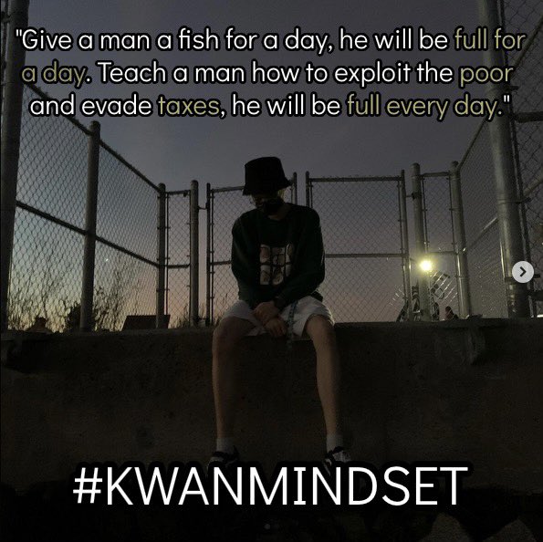 kazzeeo's tweet photo. @MaLiCei_OsU Exploit poor first terus kita dapet uang buat beli #kwangrindset #kwanmindset https://t.co/p481bNl4cJ