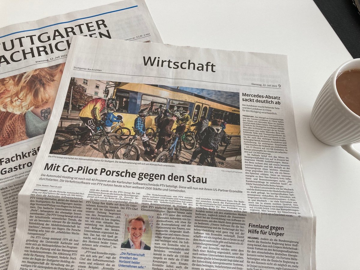 ChristianU_Haas's tweet photo. Vielen Dank an @HarryPretzlaff für das interessante Gespräch und den Artikel in @StZ_NEWS, der daraus entstanden ist. #mindofmovement #shapingmobility
https://t.co/D3XlK4KCER https://t.co/i03EkcKDug