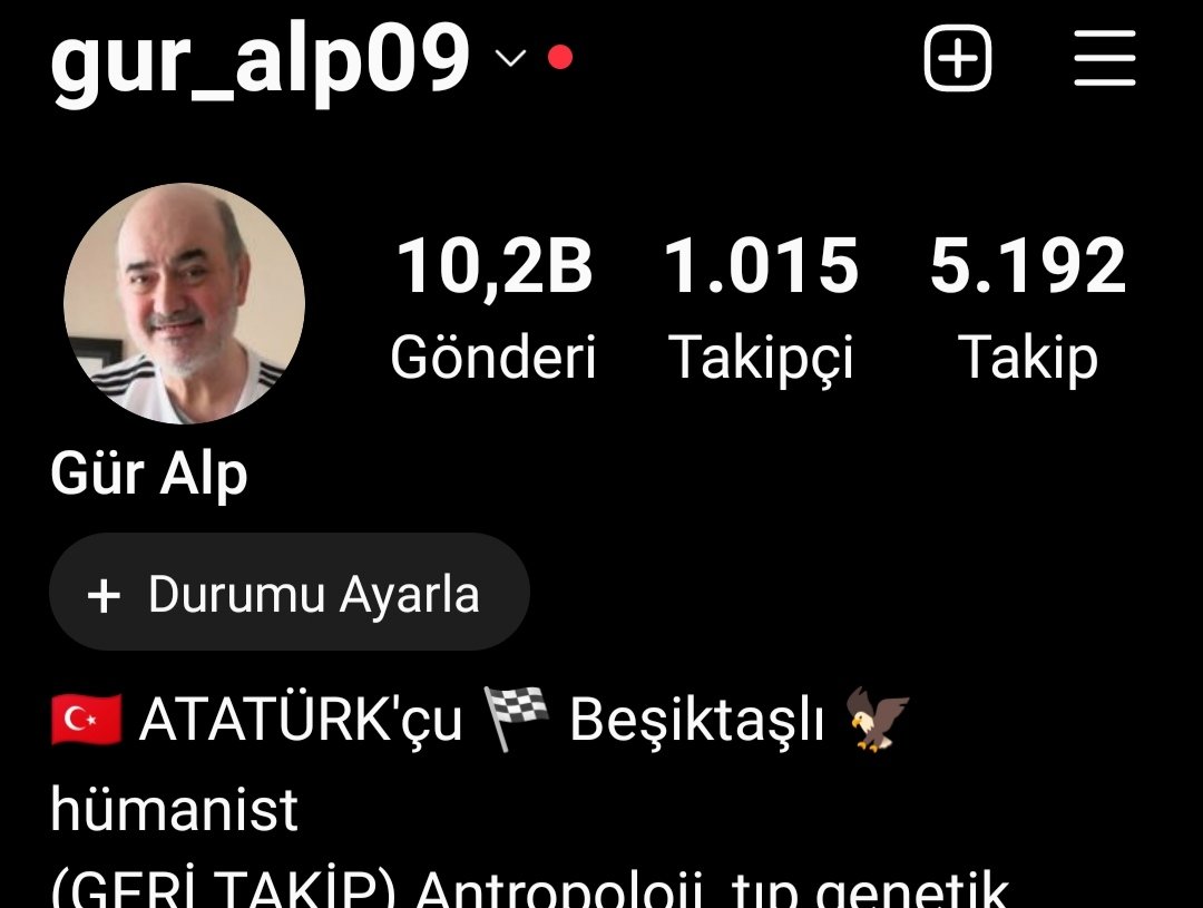 GrAlp5's tweet photo. Atatürk'çüler, Beşiktaş'lılar, Vatanseverler, Milliyetçiler, Sporseverler, Hayvanseverler sosyal medyada e beni takip ediniz.

Her konuda bilgiler vermeye çalışacağım, paylaşımlarım siyaset, hakaret içermez !

⛔ SADECE yobazlar takip etmesin⛔

Paylaşımlarım yoğun Atatürk icerir https://t.co/hV94J1Hxgl