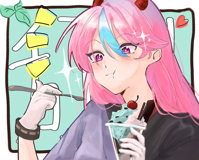 パフェ食べるのtwitterイラスト検索結果