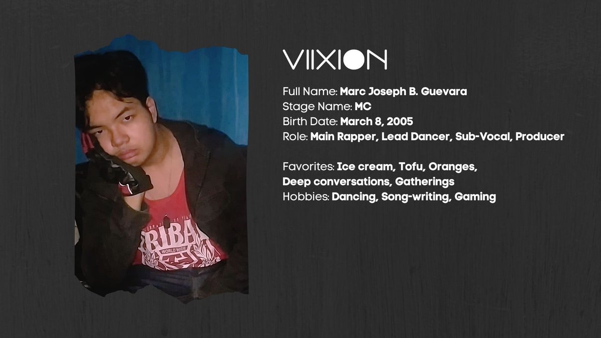 VIIXION_camp's tweet photo. VIIXION is a Philippine Pop boy group formed in 2020 and debuting in 2022 under the company CAMP Music (formerly CAMP Musicverse Originals, who recently merged with CAMP Music). This group consists of GREY, NIÑO, MC, ZHIAO, KYEL, JAMES, and JIHYUN.

#VIIXION #CAMPMusic https://t.co/Y6uQpgIAj0