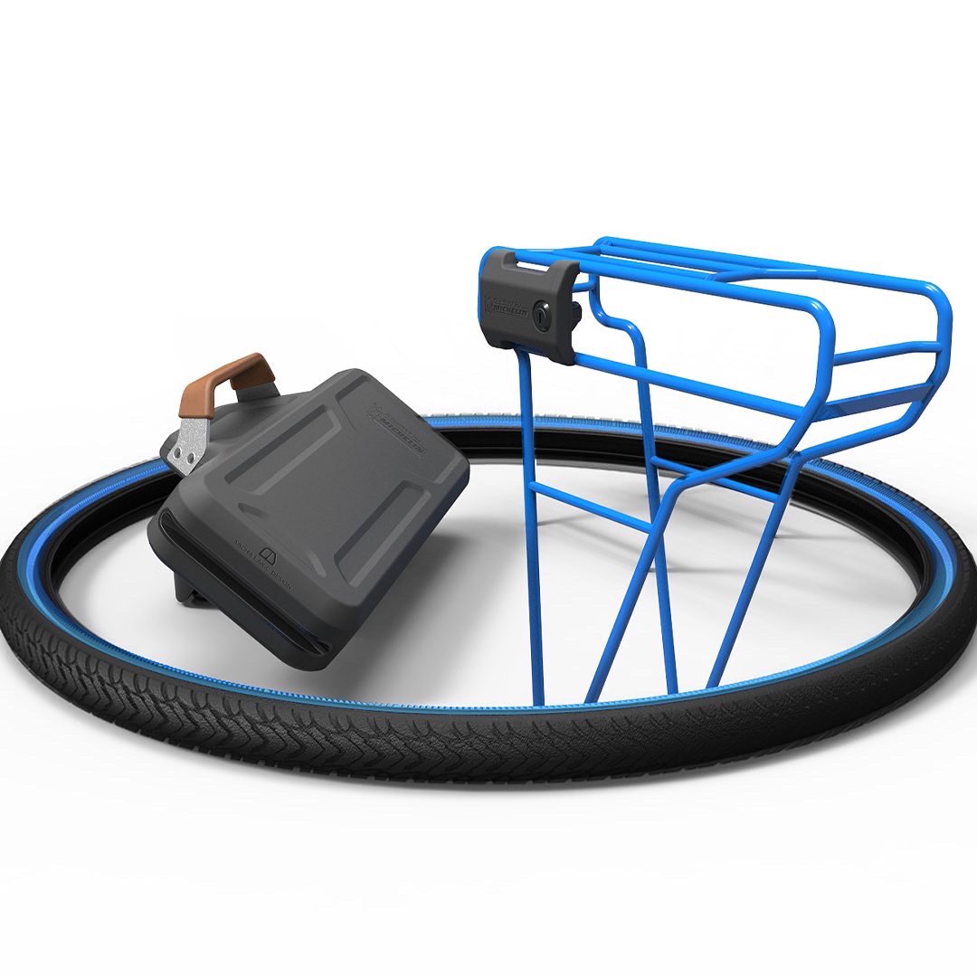 The 2 in 1 bicycle with Wayscral powered by Michelin is a combo of manual and electric bicycle system.

The USP of this system is the anti-theft removable battery pack system designed by Sacha. 

Sacha Lakic for <a href="/michelin/">Michelin</a>

#sachalakic #sachalakicdesign #design #bike #battery