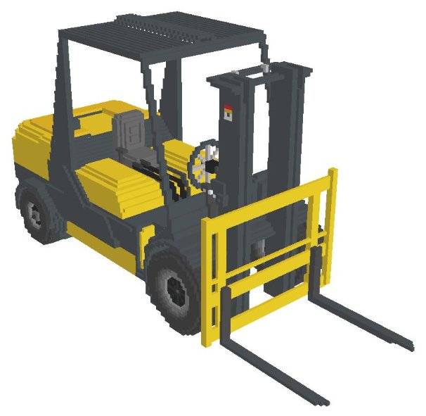 hyunmoyoon's tweet photo. Forklift designed with #TADACRAFT
#3DTADA #Voxel #TheSandBox #Metaverse https://t.co/N18dqOXUkE