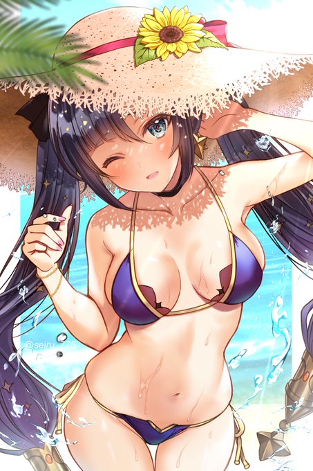 去年の今頃もフィッシュルとモナを
描いてました🌺
#みなさん去年の今頃はどんな絵描いてましたか 
#Gensinimpact 