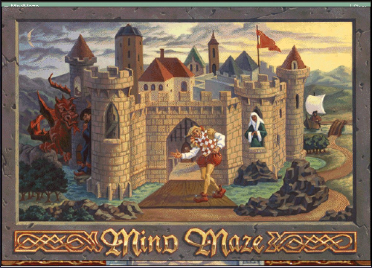 RetroTechDreams's tweet image. Microsoft Encarta Mind Maze #encarta #mindmaze