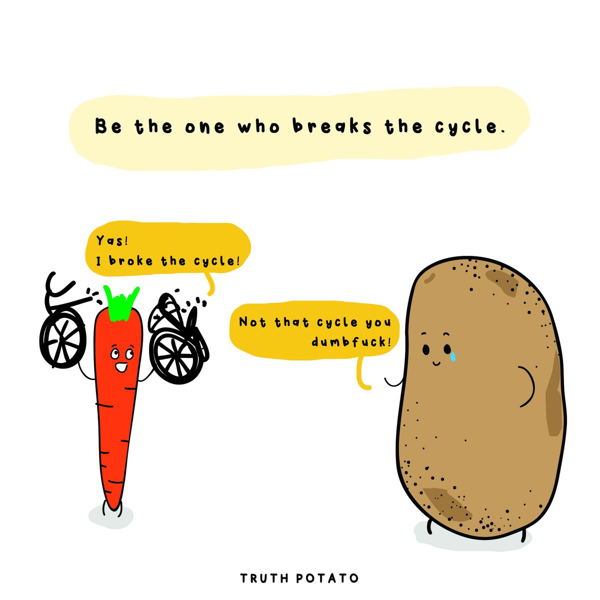 truth_potato's tweet photo. Don't be like Gajar Khan! :')
#truthpotato https://t.co/GyBHwrA5H2